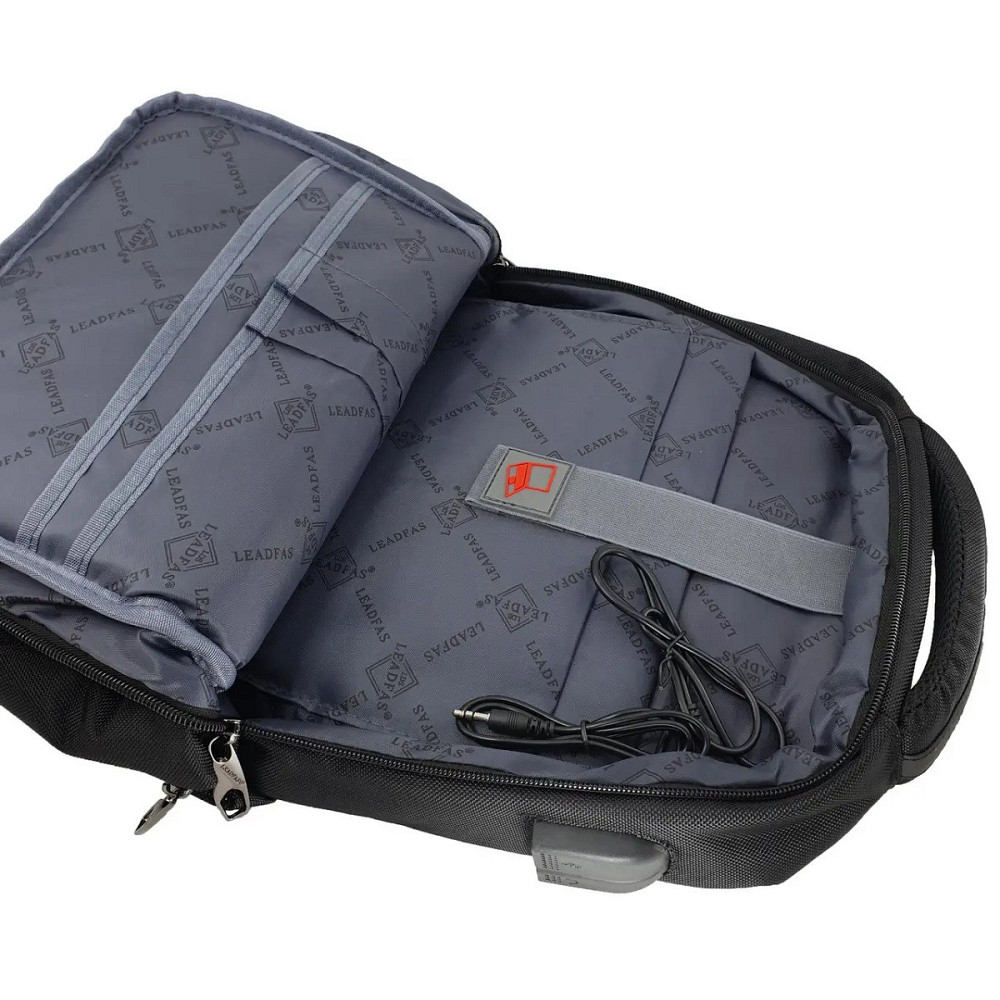 Рюкзак LEADFAS чорний Київ - фото 5