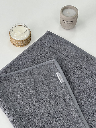 Махровий рушник для ніг Ideal Textile 50х70 килимок сірий 700 г/м2 (56861172) Чернівці - фото 6