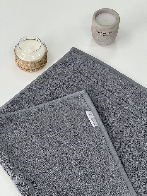 Махровое полотенце для ног Ideal Textile 50х70 коврик серый 700 г/м2 (56861172) Черновцы - изображение 6