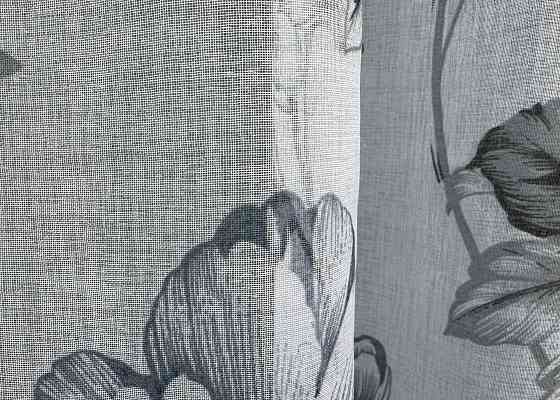 Тюль VR-Textil 1543т Flora Батист Білий з сіро-синім 400х270 см (42-0964) Київ