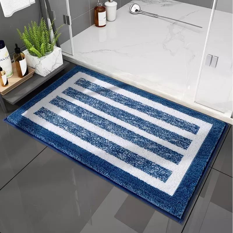Коврик для ванной и душа Bathlux 50х80 см, противоскользящий на резиновой основе, влаговпитывающий Каменец-Подольский - изображение 1
