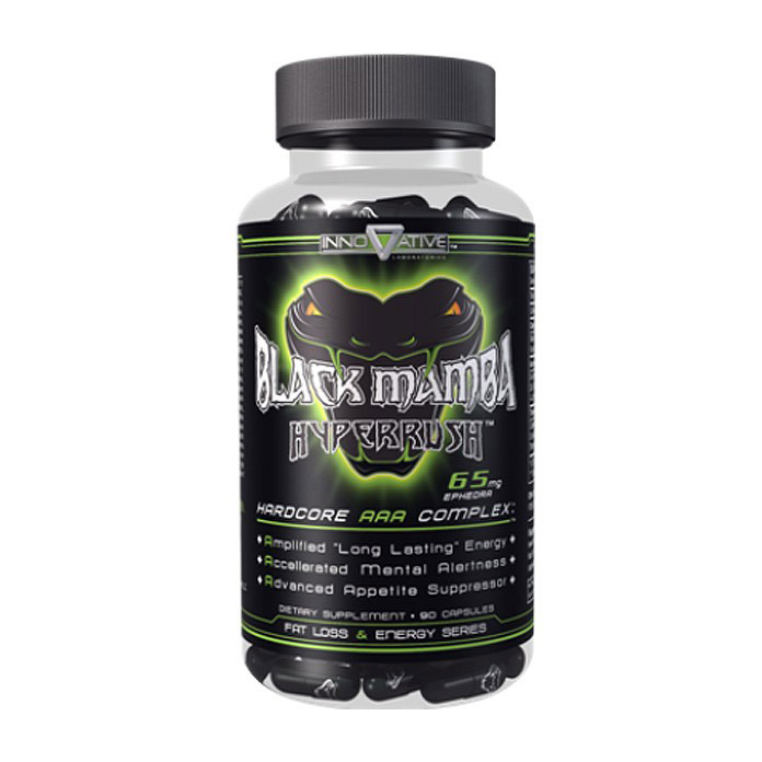 Жиросжигатель Innovative Labs Black Mamba (65 mg ephedran) 90 caps Луцк - изображение 1