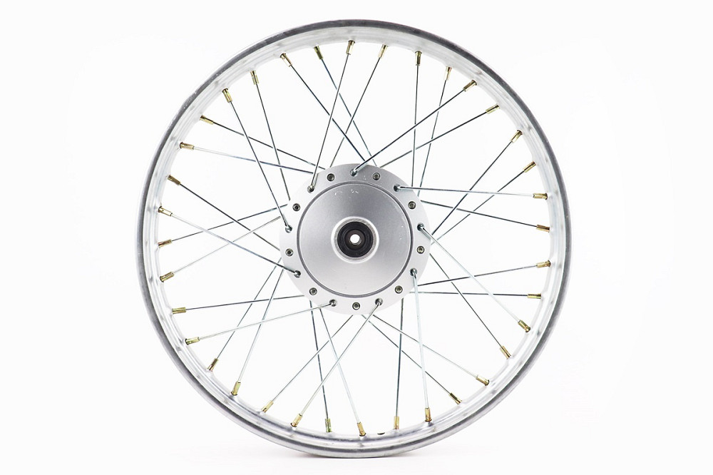 Диск передній спицьований (колесо) 1,2-17" DELTA, хром (вісь 10мм) Київ - фото 3