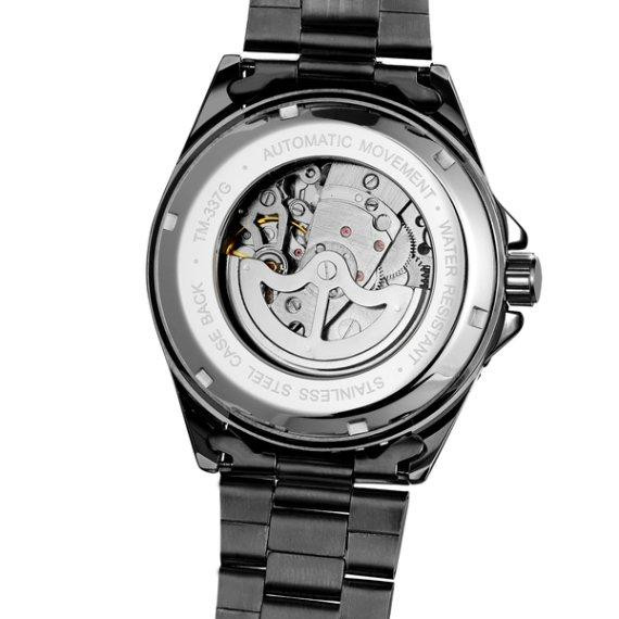 Чоловічий механічний наручний годинник Winner Factor (Чорний) Київ - фото 7