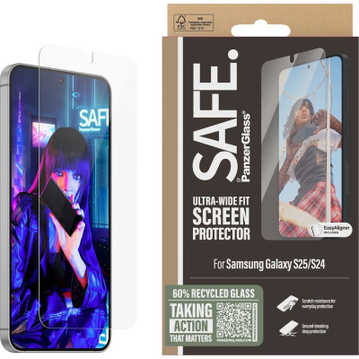Скло захисне PANZERGLASS Samsung Galaxy S25 Ultra-Wide Fit w. Aligner (PG_SARNUWFG38388) Вінниця - фото 1