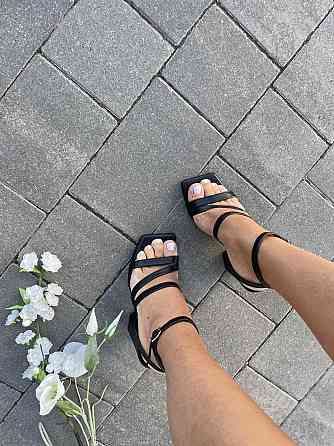 SANTINI Босоніжки жіночі SANTINI 957381-11 чорні (літо, шкіра натуральна) (5120) Коломия