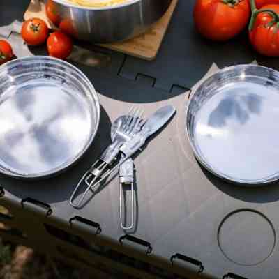 Набір туристичного посуду Tribe Compact Set сталевий (T-FC-0021-metal) Вінниця