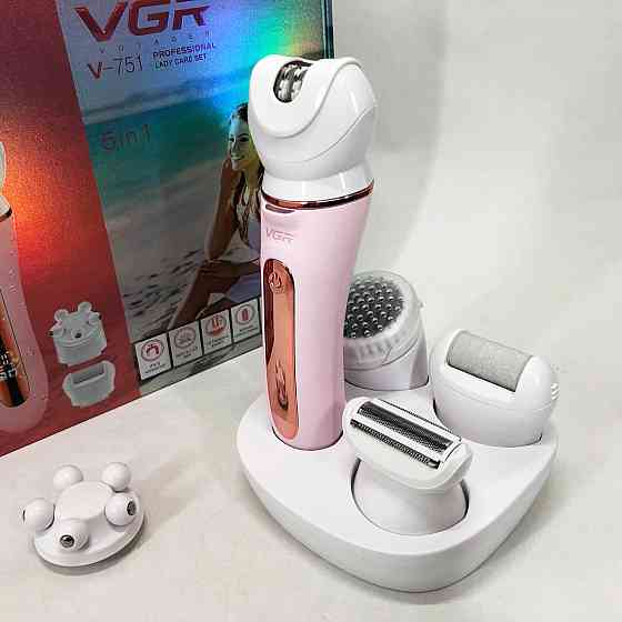 Насадка пемза для п'ят VGR, Електричний акумуляторний епілятор депілятор, Пемза для п'ят від мозолів HB-77 Івано-Франківськ