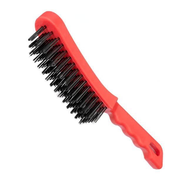 Щетка ручная, 6-рядная, пластиковый корпус, cтальной провод INTERTOOL BT-0009 Киев - изображение 2