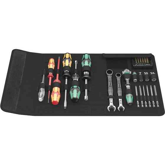 Набір торцевих головок з тріскачкою, подовжувачем 1/4"+діелектричні викрутки+подовжені біти 25од. Wera Kompakt SH 1 05135927001 Одеса