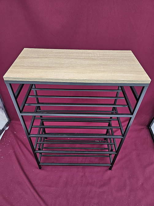 Полиця LOFT лофт 75 см етажерка для взуття (M-102) Київ - фото 4