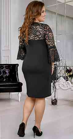Гарне плаття великого розміру з гіпюром (54) Київ