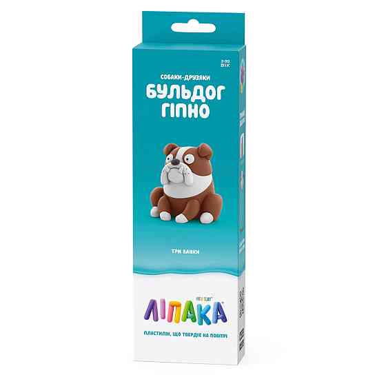 Набір пластиліну Ліпака – Собаки-друзяки: Бульдог Гіпно Дніпро