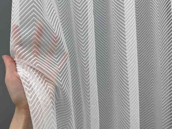Тюль VR-Textil 2092т Жаккард Теплый белый 400х270 см (42-1317) Киев