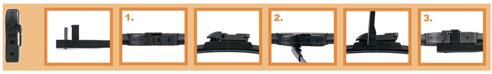 Адаптер для щіток склоочисника Side Lock (2шт) Alca, 300120 Киев - изображение 3