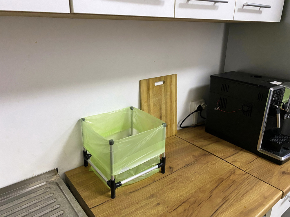 Тримач пакетів для сміття на робочу поверхню кухні Treho Pin. Швидкий збирання харчових відходів при Борисполь - изображение 10