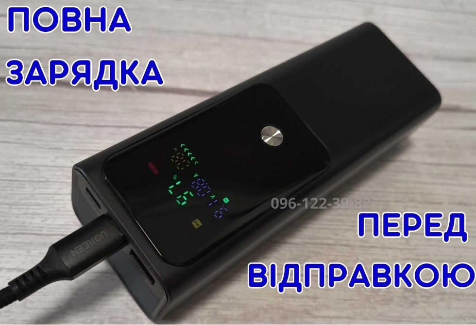 Повербанк для ноутбука PD100w 20000 mAh 100w 20 вольт QC/PD 2хType-C Киев - изображение 2