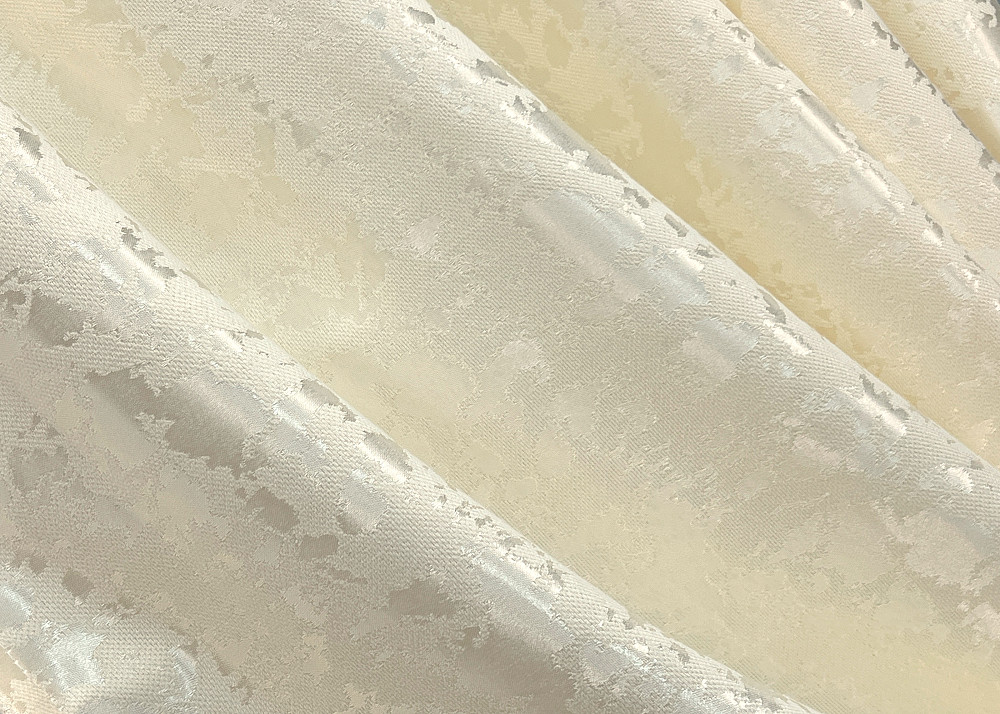 Комплект штор на люверсах VR-Textil Льон мармур Pavliani ХО № 1908ш Молочний 150х250 см 2 шт (37-0319) Київ - фото 7
