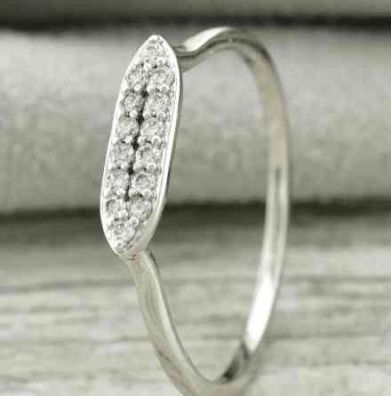 Кольцо Xuping 11637, 18 размер (ширина 4мм), позолота Белое Золото Киев