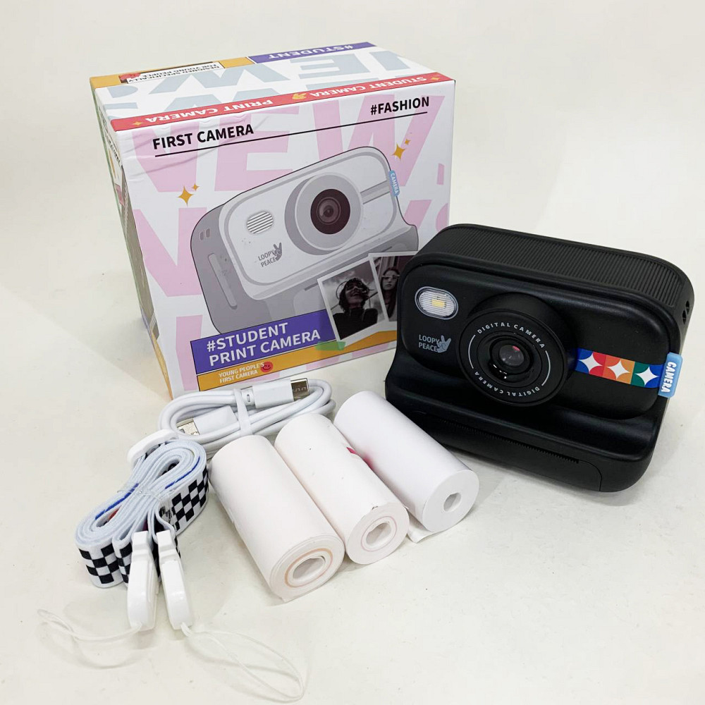 Дитячий фотоапарат з можливістю друку фото, Камера для дітей з миттєвим друком фото GM-47 Львів - фото 7