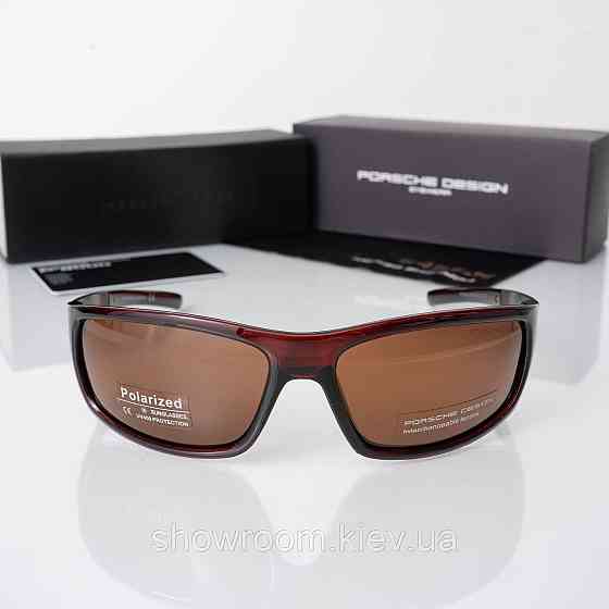 Мужские солцезащитные коричневые очки Porsche Design (0375) Киев
