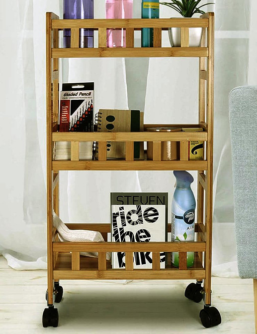 Етажерка на колесах "Касіла" сієна Миколаїв - фото 1