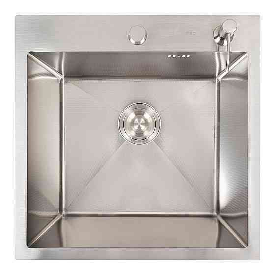 VALESO Кухонна мийка 50*50 нержавійка DECOR Valeso Handmade (сифон круглий, 3,0/0,8) Коломыя