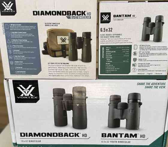 Комплект Бінокль Vortex Diamondback HD 10x42 + Vortex Bantam HD 6.5x32 Київ