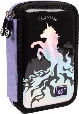 Пенал твердий "YES" 533551 подвійний HP-01 Magic Unicorn, шт Київ