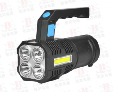 Ручной аккумуляторный фонарь BL-X509-4LED+COB с USB и боковым светом TORCH BL-X508 Киев