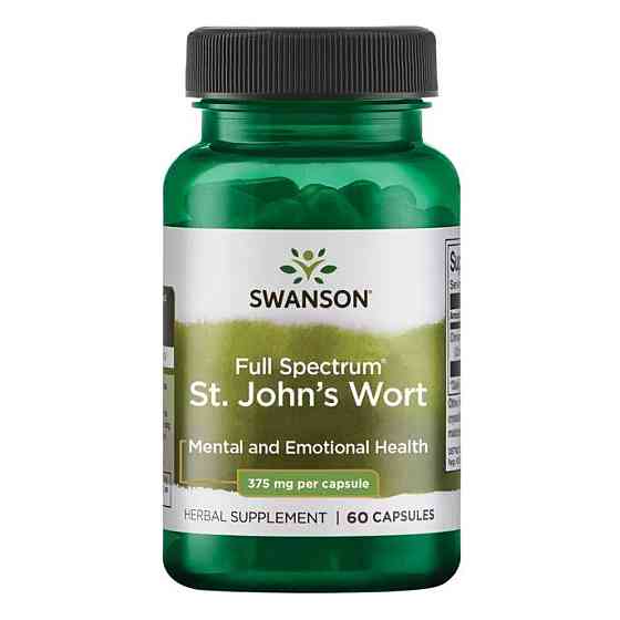 Зверобой Swanson St. John's Wort 375 mg - 60 caps Луцк