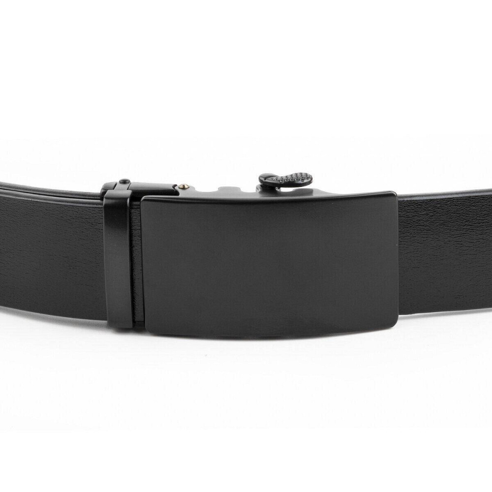 Ремінь чоловічий з затемненою пряжкою Vintage 20302 Чорний Київ - фото 5