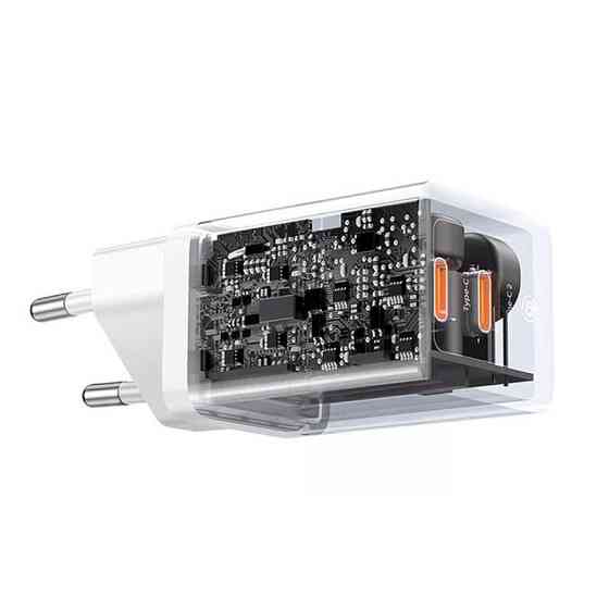 Швидкий зарядний пристрій Baseus GaN5 Pro 40W Білий Київ