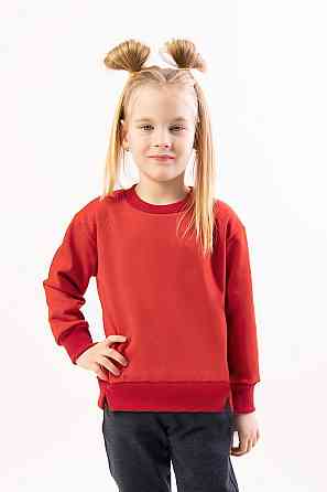 Свитшот дитячий,червоний,сирений, жовтий топ 122 Крохатушка одяг Київ