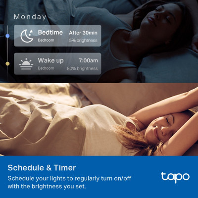Умная лампочка TP-Link Tapo L530E (2-Pack) (Tapo L530E(2-Pack)) Винница - изображение 5