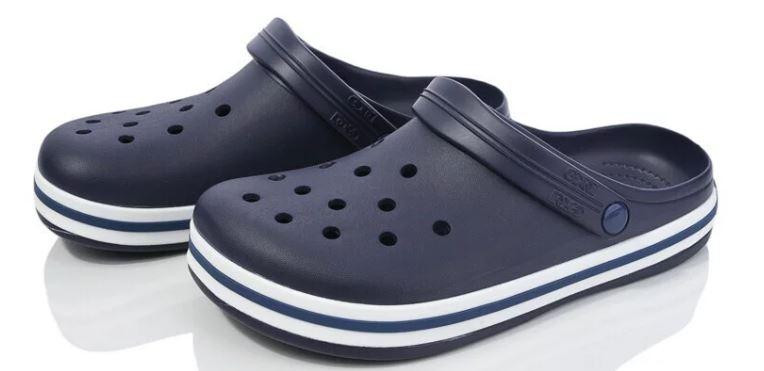 Мужские кроксы синие сабо 