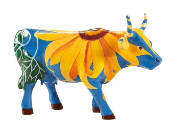 Статуэтка корова Cow Parade Udderly Sunflowers коллекционная (Size М) полирезин Киев