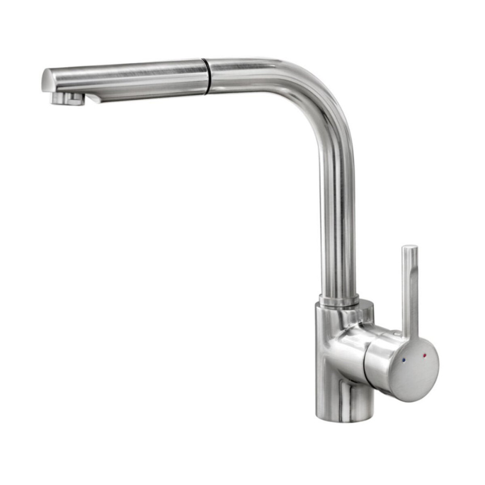 VALESO Кухонний змішувач з висувною лійкою VALESO Q411B нержавійка Киев - изображение 2