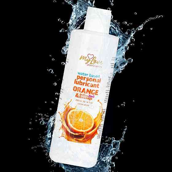 2в1 лубрикант та масажний гель - MyLove Aroma Series Intim&Massage Orange, 300 мл Sex Aura Київ