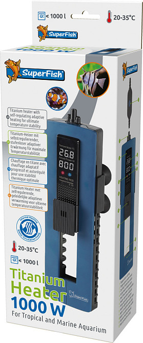 Обігрівач для акваріума SF TITANIUM HEATER 1000 WATT (A4030275) Київ - фото 1