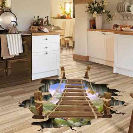 Напольная наклейка 