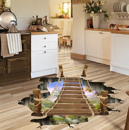 Напольная наклейка 