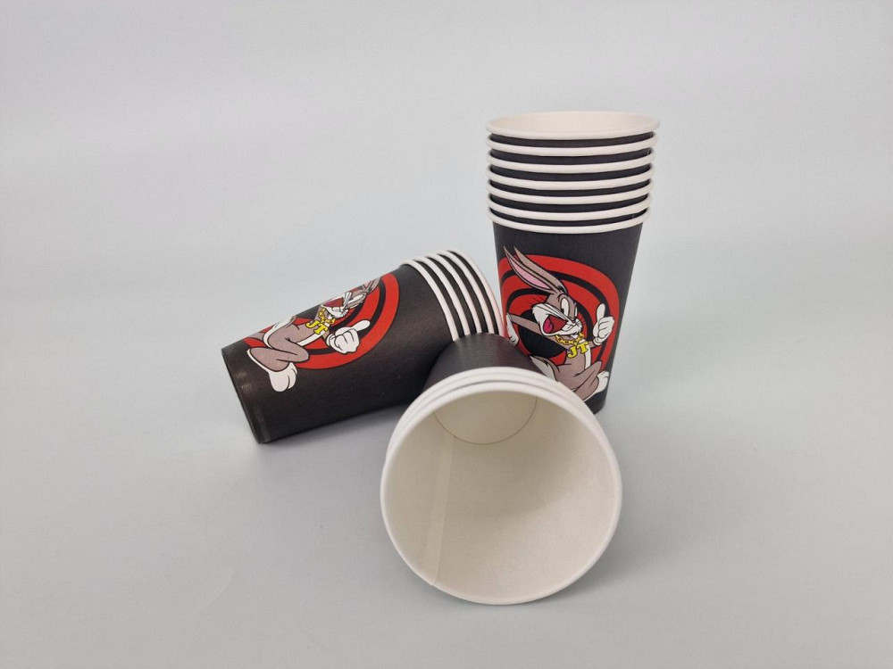 Склянки паперові одноразові 340 мл "BUGS BUNNY" (50 шт.) Харків - фото 2