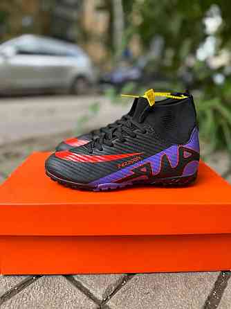 Детские футбольные сороконожки  33 34 35 36 37 38 39 40 41 42 43 44 45 Caroc Feezoom Air White/Red TF 44, 40, Детская Львов