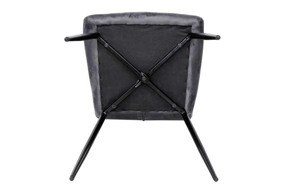 Стілець Томас XS-2836, чорний/велюр сірий Киев - изображение 7