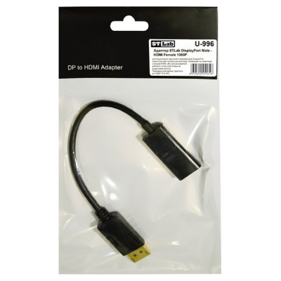 Перехідник ST-Lab DisplayPort Male - HDMI Female, 1080P (U-996) Вінниця - фото 3