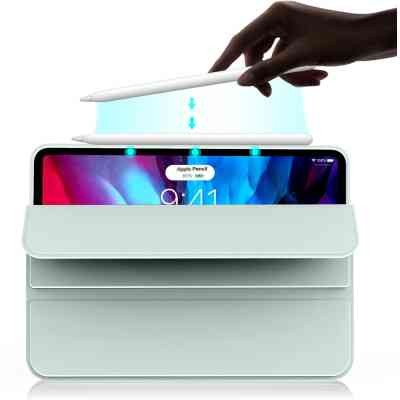 Чехол для планшета Armorstandart Tri Fold Soft TPU Silicone Apple iPad Pro 11" M4 2024 Light Green (711747) Винница