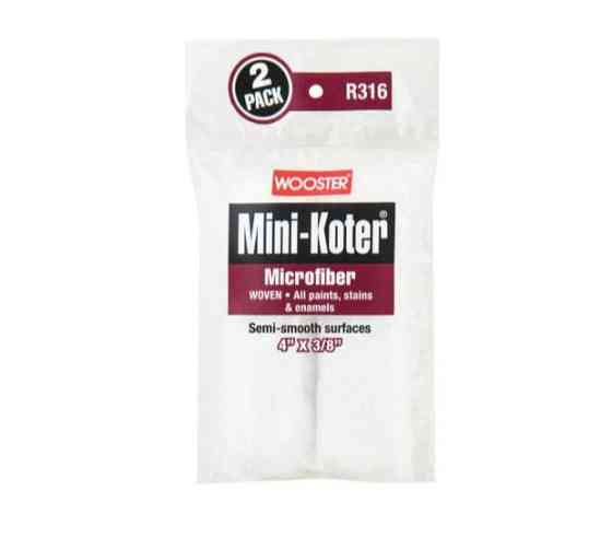 Комплект мініваликів Wooster Microfiber Mini-Koter 4" 3/8 100x9.5 мм (316-4) Київ