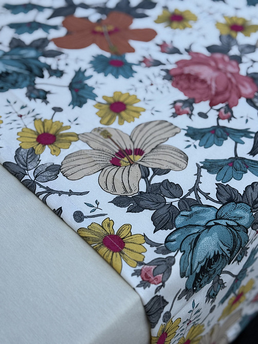 Ecotton Ранер доріжка Ecotton DUCK 45x170 см для обіднього столу водовідштовхувальна в квітках Коломыя - изображение 3