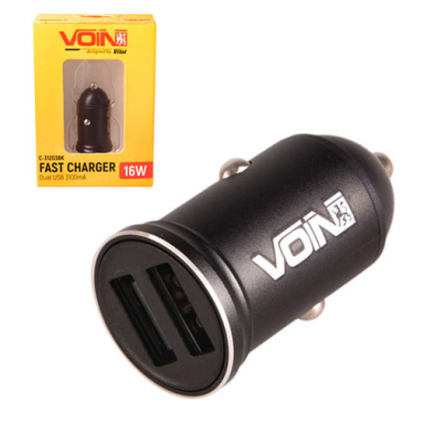 Зарядний пристрій 2USB C-31203BK 12-24V/5V/3,1A VOIN Вінниця
